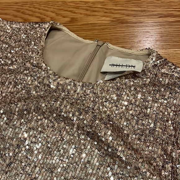 NWT BHLDN Carys Dress -Goldie Mini Sequin Dress size 16 - Picture 9 of 15